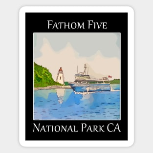 Fathom Five National Park Ontario Canada - WelshDesigns Magnet